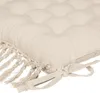 Cuscino per sedia con frangia, beige, 40 x 40 cm, Anteprima dell’immagine prodotto 2