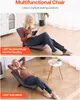 Two women are shown using a multifunctional chair in different reclined positions, one reading and the other relaxing. Voir les images du produit