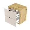 WENA Waschtischunterschrank 60 cm, gerade Fronten, Griffe Produktbild-Vorschau 2
