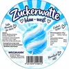 Zuckerwatte | Blau weiße Zuckerwatte im Eimer 50g | Produktbild-Vorschau 2