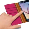 Handy Hülle Samsung Galaxy S6 Tasche Wallet Flip Case Produktbild-Vorschau 3