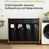 A laundry sorter with four compartments next to a washing machine. Anteprima dell’immagine prodotto