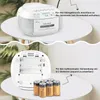 ZELURXX Prenosný CD kazetový magnetofón Boombox s Bluetooth Náhľad obrázku produktu 4