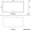 LED Spiegel mit Uhr 160×80cm 3 Lichfarbe dimmbar Memory Produktbild-Vorschau 9