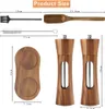 2er Set Salz-/Pfeffermühle Gewürzmühle Set manuell, Produktbild-Vorschau 2