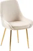 CLP 2er Set Esszimmerstuhl Elmira creme Material Gestell Produktbild-Vorschau 4