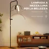 Lampada da Terra LED con Testa a Mezza Luna Anteprima dell’immagine prodotto 4