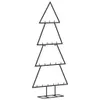 vidaXL Metall-Weihnachtsbaum für Dekorationen Schwarz 90 cm Produktbild-Vorschau 1