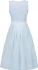 Dirndl Rimsting 70cm Länge babyblau 46 Produktbild-Vorschau 3
