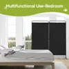 A bedroom scene with a bed and a room divider. Anteprima dell’immagine prodotto