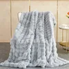 （200*160cm,hellgrau）Superweiche Decke aus Kunstfell Produktbild-Vorschau 1