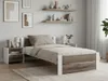 IKAROS Doppelbett 90 x 200 cm, Eiche weiß/Trüffel, Produktbild-Vorschau 1