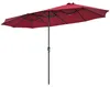 COSTWAY Doppelsonnenschirm 470x280cm, Sonnenschirm Groß Produktbild-Vorschau 1