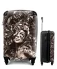 MuchoWow® Koffer Handgepäck Trolley Rollkoffer Kleine Produktbild-Vorschau 1