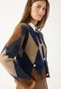 MORE & MORE Argyle Cardigan argyle knit 36 Produktbild-Vorschau 3