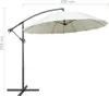 vidaXL Parapluie blanc 3 m Mât en aluminium Voir les images du produit 7