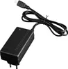 A black power adapter with a cable and a white connector, isolated on a white background. Náhled obrázku produktu
