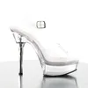 ALLURE-608 Damen Sandale von Pleaser, Transparent  , EU 35, Produktbild-Vorschau 5