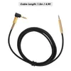 A black audio cable with gold-plated connectors, coiled on a white background. Náhled obrázku produktu