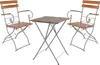 LEX Biergarten Tisch, klappbar, Akazienholz 70x70x74cm Produktbild-Vorschau 2