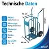 Bituxx Brennholzkarre 100kg Blau MS-15908 Produktbild-Vorschau 5
