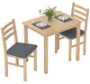 HOMCOM Essgruppe Esstisch mit 2 Stühlen Esszimmergruppe für Produktbild-Vorschau 1