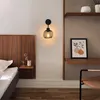 ZMH nástenné svietidlo nástenná lampa vintage retro čierna Náhľad obrázku produktu 5