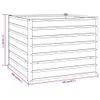 Hochbeet Rostig 100x100x77 cm Cortenstahl Produktbild-Vorschau 7