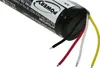 A close-up of a battery pack with wires. Produktbild-Vorschau