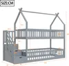 Letto a castello per bambini Sweiko 90x200 letto in legno Anteprima dell’immagine prodotto 11