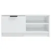 TV-Schrank Hochglanz-Weiß 80x35x36,5 cm Holzwerkstoff Produktbild-Vorschau 4