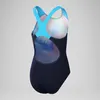 Speedo Digital Placement Splashback Badeanzug Mädchen navy Produktbild-Vorschau 2