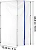 VEVOR protiprachové dveře protiprachová stěna 230 x 120 cm, Náhled obrázku produktu 8