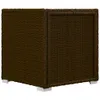 Lettino con cuscino e tavolino da tè in rattan marrone Anteprima dell’immagine prodotto 13
