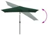 vidaXL Parasol 200x300 cm Vert Rectangulaire Voir les images du produit 5