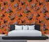Tadessi Fototapete | Blumen | 4.00 m x 2.70 m | Orange | Produktbild-Vorschau 3