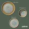 Palmer Coco Tafelservice 18-teilig Grün Porzellan Produktbild-Vorschau 3
