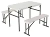 Lifetime Partytisch Bistrotisch Klapptisch Weiß 107x61x72 Produktbild-Vorschau 1