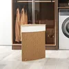 Kosz na pranie HOMCOM z bambusa z pokrywką, 55 l, narożny, Podgląd zdjęcia produktu 10