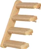 Relaxdays Katzentreppe, Wand, Katzenleiter 4 Stufen, HBT: Produktbild-Vorschau 1