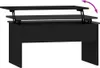 vidaXL Tavolino da salotto Nero 80x50,5x41,5 cm in Anteprima dell’immagine prodotto 6