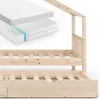 Domečková postel Vitalispa Design Přírodní dřevo 90x200 cm Náhled obrázku produktu 6