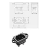 BACHMANN Kaltgerätestecker IEC320 C14, schwarz, Produktbild-Vorschau 2
