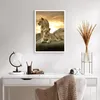 Poster - Poster ohne Rahmen - Löwen Sonnenuntergang Felsen Produktbild-Vorschau 5