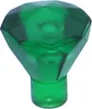 A single green gem on a white background. Náhled obrázku produktu