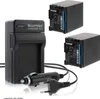 2x Akku + Lader für Canon BP-828 BP827 HF-G30 XA20 XA25  Produktbild-Vorschau 1