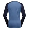 Langarmshirt für Damen von La Sportiva in Blau mit langen Ärmeln und Raglanärmeln. Produktbild-Vorschau