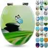 Sanfino® Premium WC Sitz "Blue Butterfly" hochwertiger Produktbild-Vorschau 1