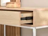 Konsolentisch NIRAI mit Schublade – weiß/Sonoma-Eiche Produktbild-Vorschau 6