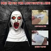 Maska jeptišky na Halloween latexová strašidelná horror Náhled obrázku produktu 5